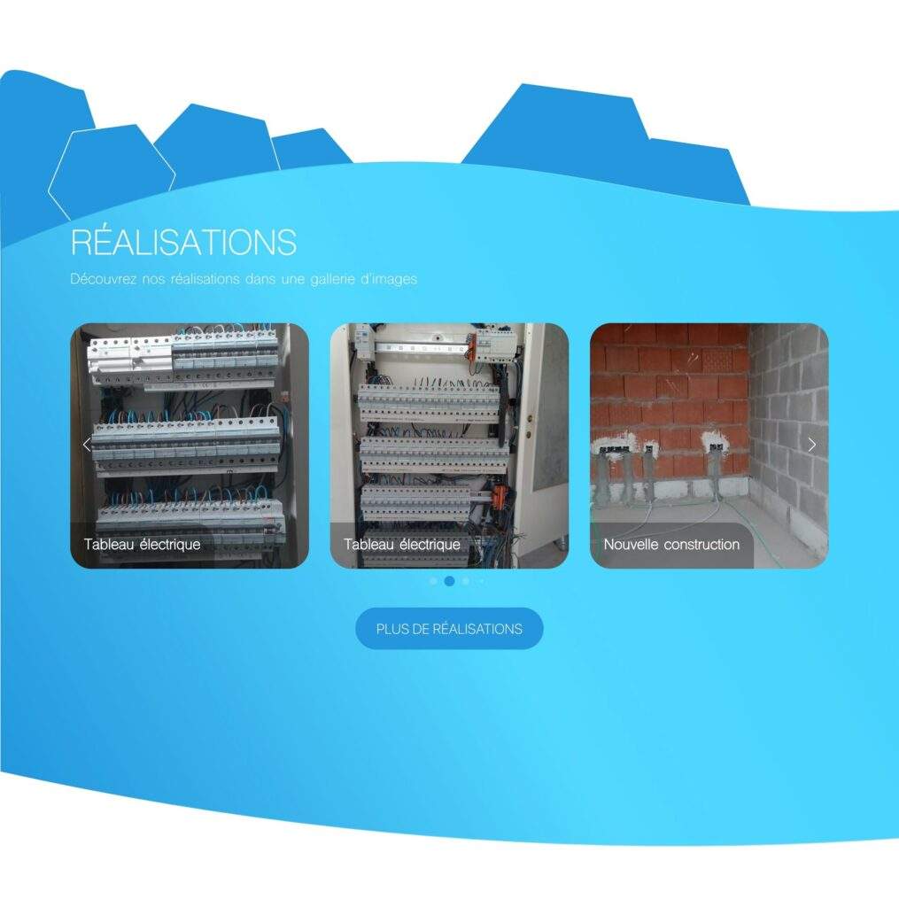 Cosfi - Électricité générale - Réalisation Webotop